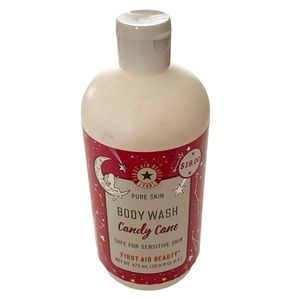 FAB First Aid Beauty CANDY CANE Body Wash Skincare Shower 16oz NEW